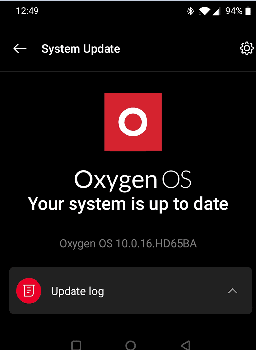 oneplus'ı güncelle