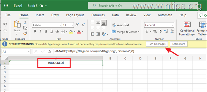 Как импортировать изображение в Excel с помощью функции ИЗОБРАЖЕНИЯ.