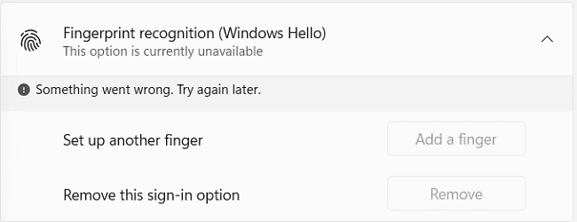 windows-11-fingerprint-this-alternativet-är-för närvarande-inte tillgängligt