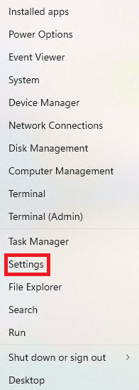 atidarykite „Windows“ nustatymus sistemoje „Windows 11“.