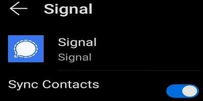 contacts-synchronisation-signal