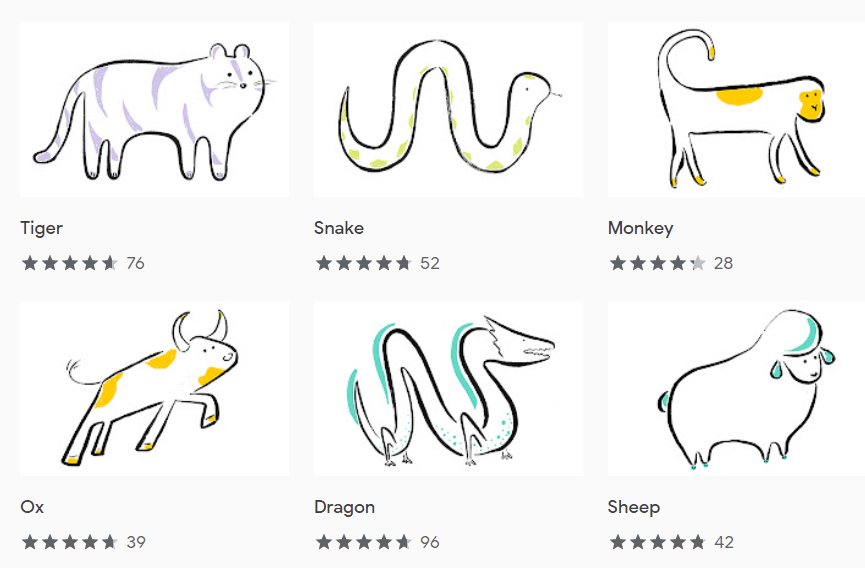 Tema de animales del zodiaco