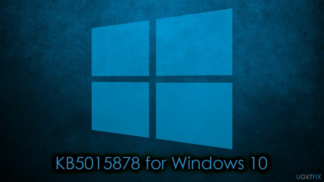 KB5015878'in Windows 10'a yüklenememesi nasıl düzeltilir?