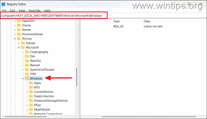 Деактивирайте всички фонови приложения в регистъра - Windows 11