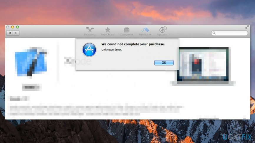 Исправьте ошибку «Нам не удалось завершить покупку» на Mac