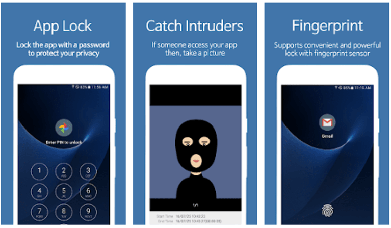 Лучшие приложения для блокировки отпечатков пальцев для Android - AppLock Fingerprint