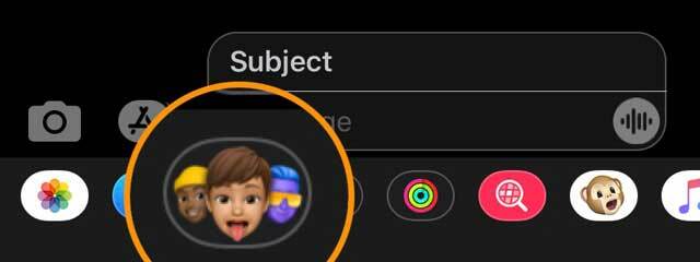 رمز تطبيق Memoji