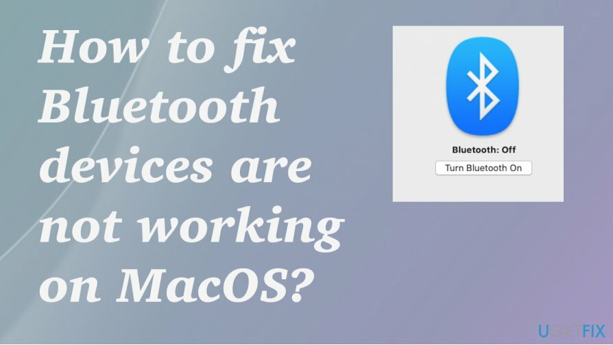 Исправить устройства Bluetooth не работают на MacOS