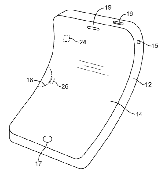 Patent Apple – flexibilné zariadenia 1