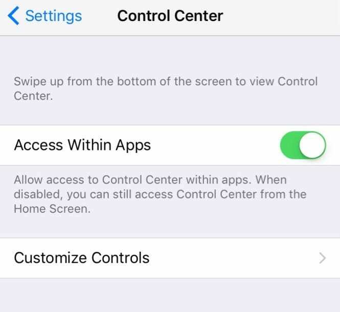Cómo personalizar el Centro de control de iPhone con iOS 11