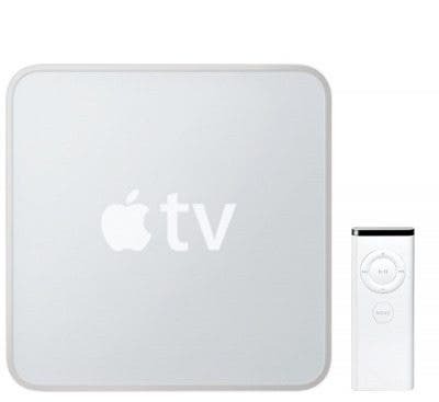 Naprava in daljinski upravljalnik Apple TV 1. generacije