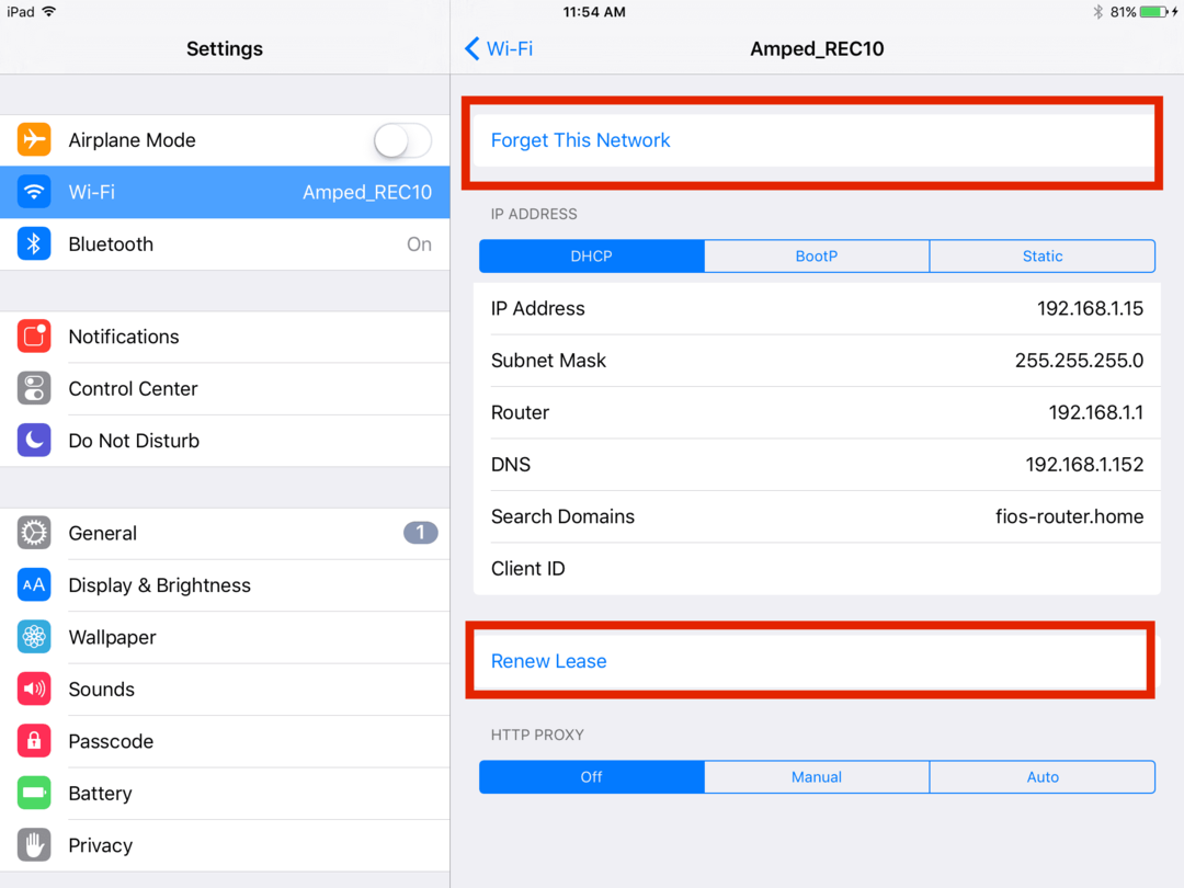 בעיית Wifi עם iOS 9.3.1