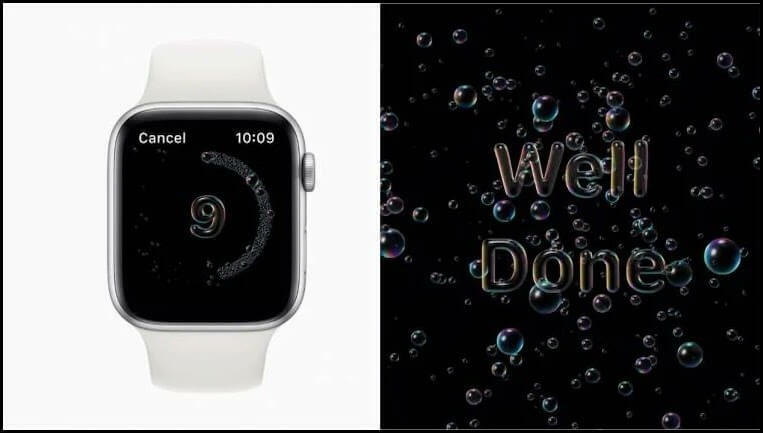 Samodejno zaznavanje pranja rok - Apple Watch