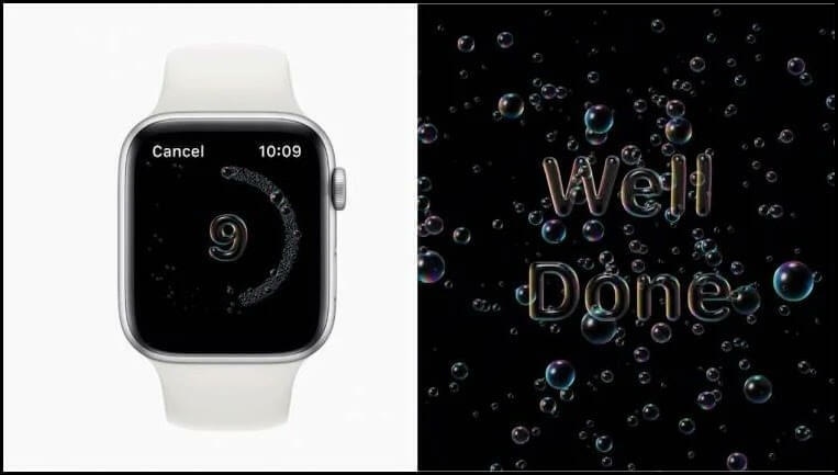 स्वचालित हाथ धोने का पता लगाना - Apple Watch's