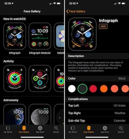 Apple Watch Infograph