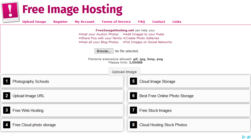 Beste Photobucket-Alternative für kostenloses Bildhosting