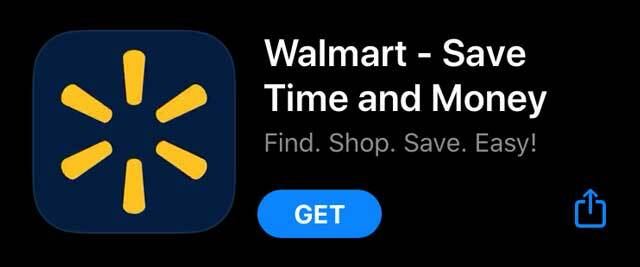 App Store Walmart alkalmazás