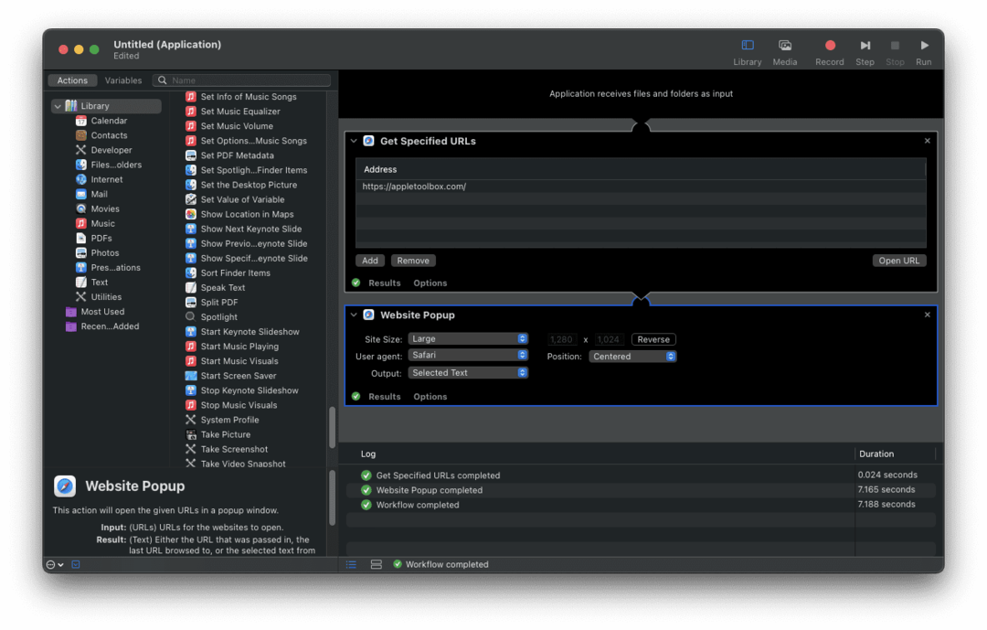 Cómo convertir sitios web en aplicaciones de escritorio en macOS - Automator