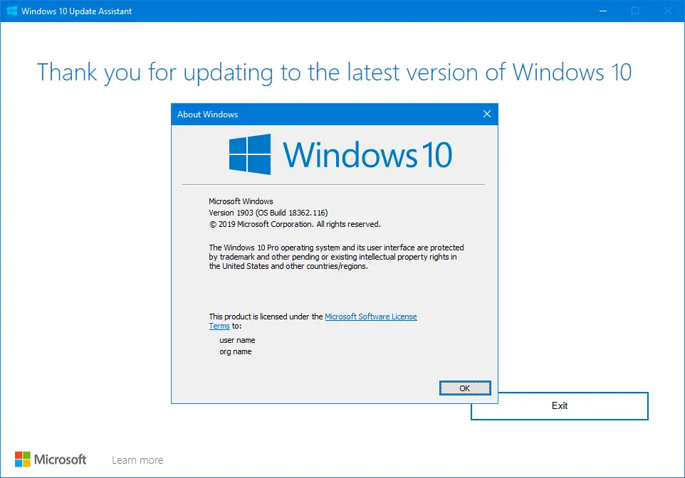 Windows 10 v1903 уже доступна