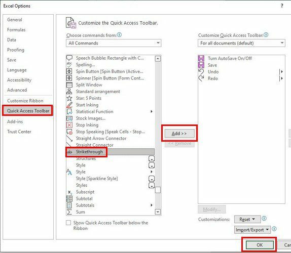 ขีดทับ Excel