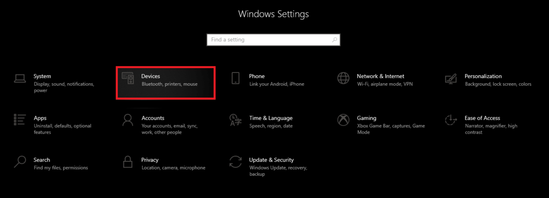 הגדרת Windows - התקנים
