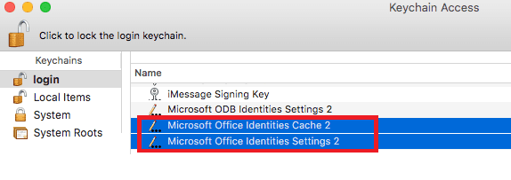 Microsoft-Office-Identities-Cache-2-keychain-juurdepääs