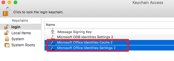 Microsoft-Office-Identities-Cache-2-nyckelring-åtkomst