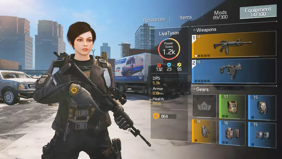 كيفية التسجيل في The Division Resurgence على اختيار شخصية iPhone