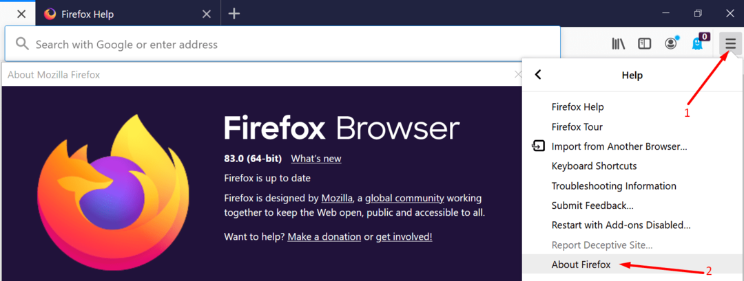 Firefox updaten