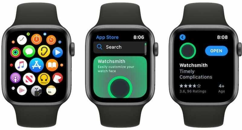 App Store az Apple Watchon