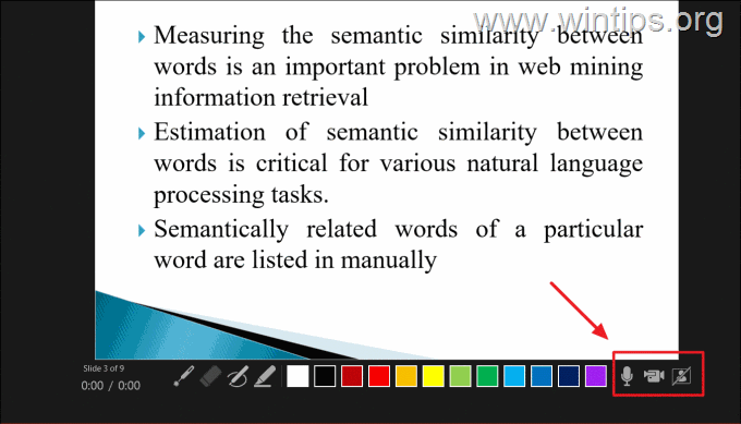 PowerPoint prezentáció rögzítése audióval és videóval.