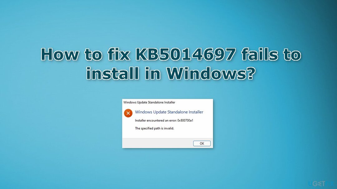 Come risolvere KB5014697 non si installa in Windows