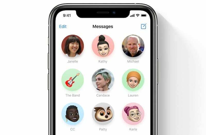 Mise à jour des messages iOS 14