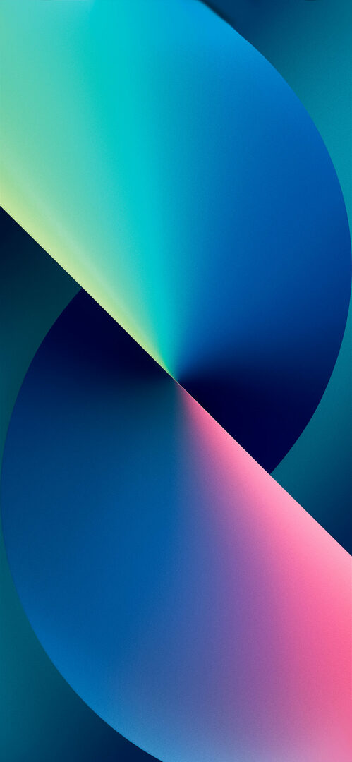 Blaue iPhone 13 Wallpaper