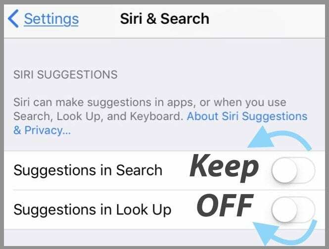 כבה את Siri ב-iOS 11