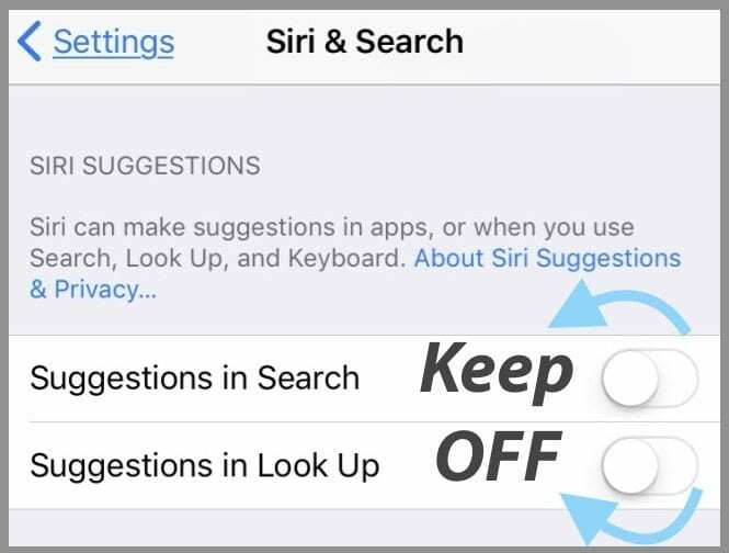 Stäng av Siri i iOS 11