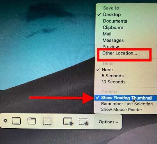 Cómo deshabilitar las vistas previas flotantes de capturas de pantalla en macOS Mojave