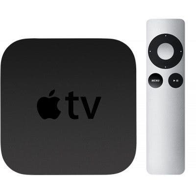 Dispositivo Apple TV de 3ª geração e controle remoto