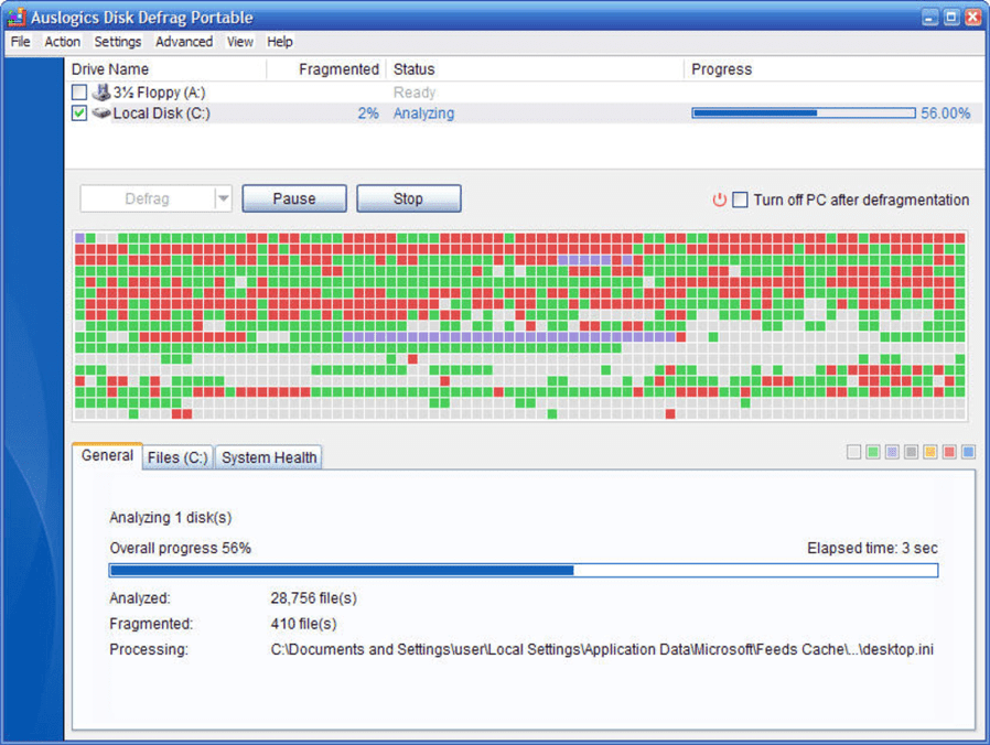 Auslogics Disk Defrag - лучшее программное обеспечение для дефрагментации