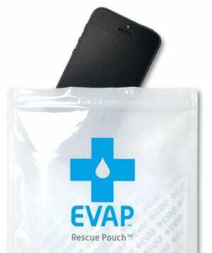 EVAP სამაშველო ჩანთა სველი iPhone-ებისთვის