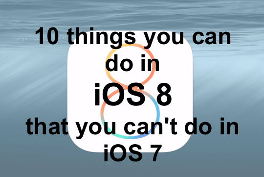 Imagen principal de iOS 8