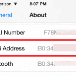 iPhone 7: определение MAC-адреса Wi-Fi