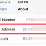 iPhone 7: Wi-Fi MAC Adresini Bulun