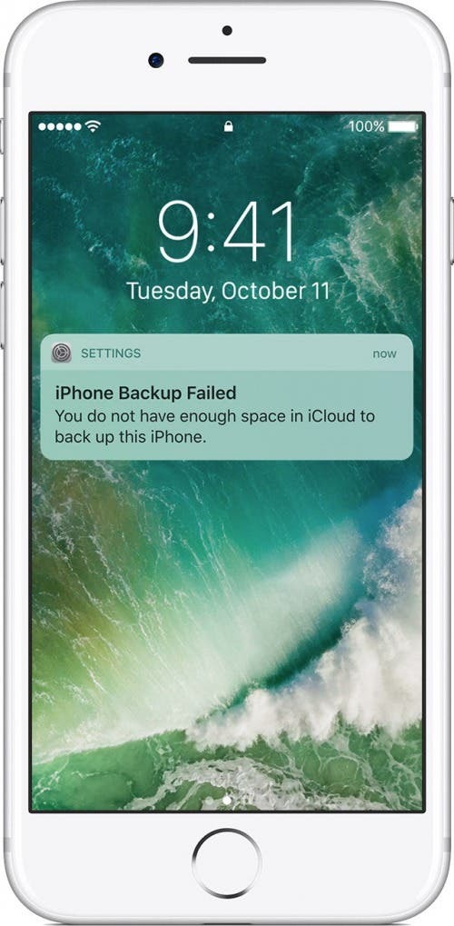 iphone tager ikke backup