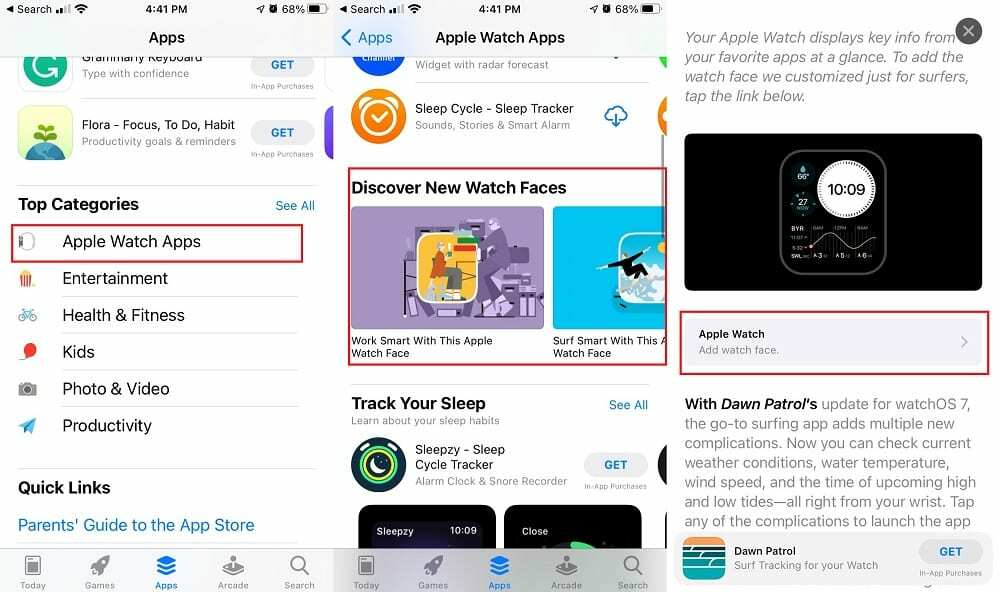 Apple Watch Face Showcase App Store