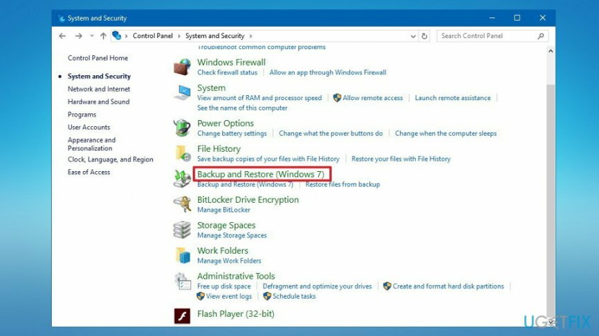 A Microsoft Security Essentials biztonsági másolatot készít