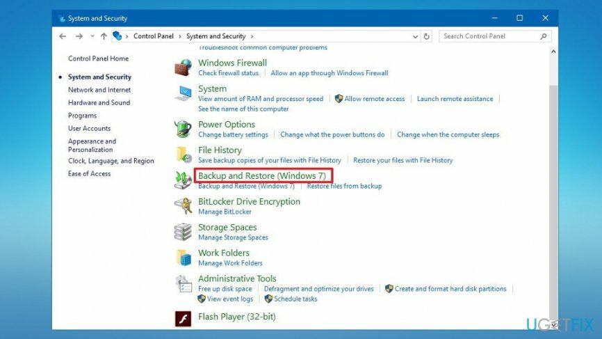 Microsoft Security Essentials vytvoří zálohu