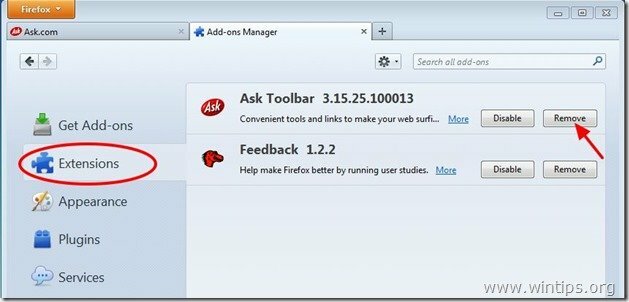 remove-ask-toolbar-firefox
