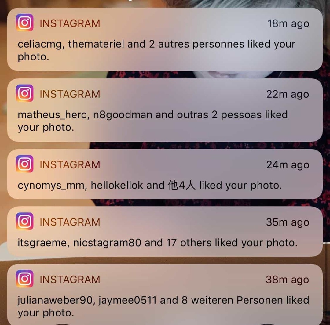 Notificaciones de Instagram demasiadas