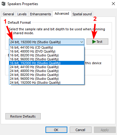 Ställ in egenskaperna